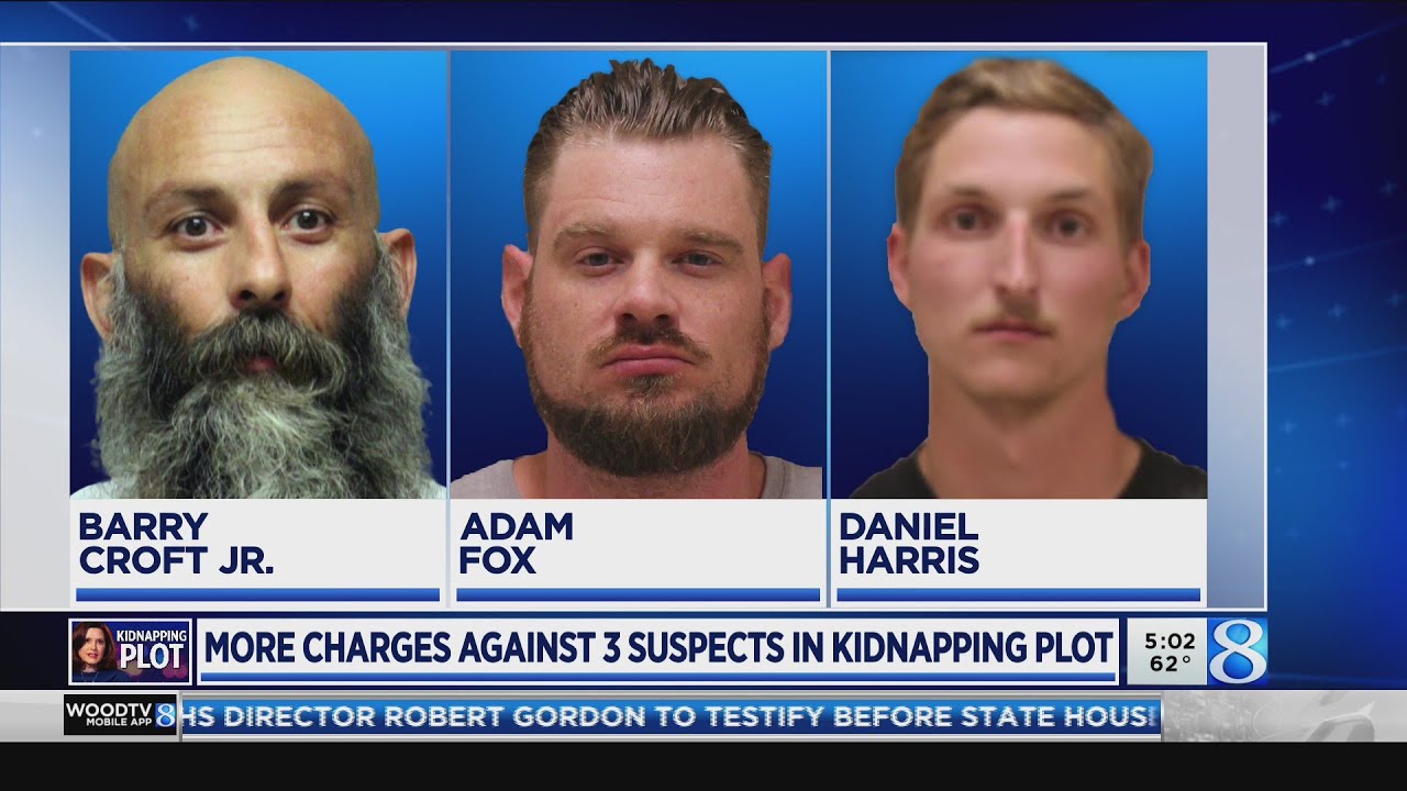 More Federal Charges Against 3 Suspects In Whitmer Kidnapping Plot ...