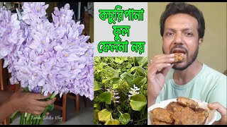 কচুরিপানার ফুলের সেই মজাদার রেসিপি | Kochuripana ful | কচুরিপানা ফুল | Bitter Flower Recipe #recipe