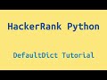 33. HackerRank Python Preparation - DefaultDict Tutorial - Challenge Solution