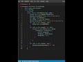 Codes to create a bubble sort in an array ascending order  #shorts