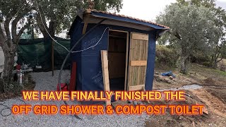 OFFGRID COMPOST TOILET \u0026 SHOWER ROOM PART 3 EP 21