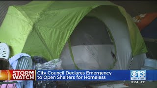 Shelters In Sacramento Opening For The Homeless