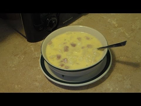 Cheesy ham and potato soup Cheesy ham and potato soup