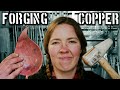 Forging Copper Bowls {Forging with Jess}