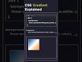 Gradient in CSS #css #webdesign