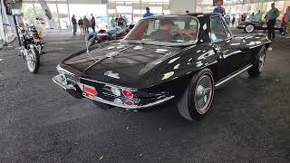 Cold start of a L76 factory air 1965 Corvette in Mecum Kissimmee 2024. No Sale at $170k