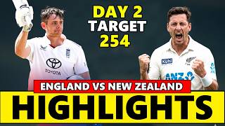 England vs New Zealand 1st Test Match Day 2 Highlights 2026 | Nz vs Eng Day 2 Highlights