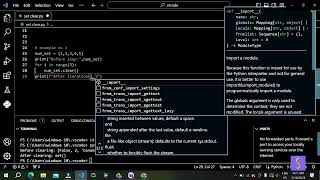 (MM) set clear( ) method in python