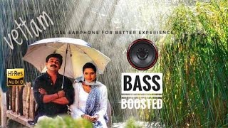 Mazhathullikal Pozhinjedumi ||| Vettam  |🎧| Bass Boosted Malayalam Song ||| Dileep
