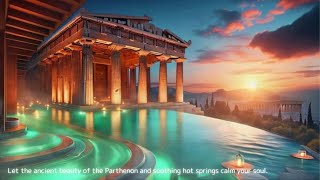 🌅 Let the ancient beauty of the Parthenon and soothing hot springs calm your soul. 🌿