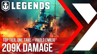 Top Tier, One Take — Yolo Emilio | World of Warships: Legends