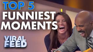 TOP 5 FUNNIEST FAMILY FEUD MOMENTS | VIRAL FEED