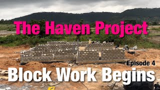 Building In Ghana 🇬🇭 | African American 🇺🇸 Building 3-Bedroom House In Ghana | Block Work Begins
