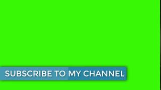 FREE GREEN SCREEN SUBSCRIBE INTRO LOWER THIRD | No Copyright | Bj Tech Info |
