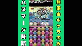 【パズル無し】無課金キャラのみハヌマーン降臨周回編成紹介！！【パズル\u0026ドラゴンズ】