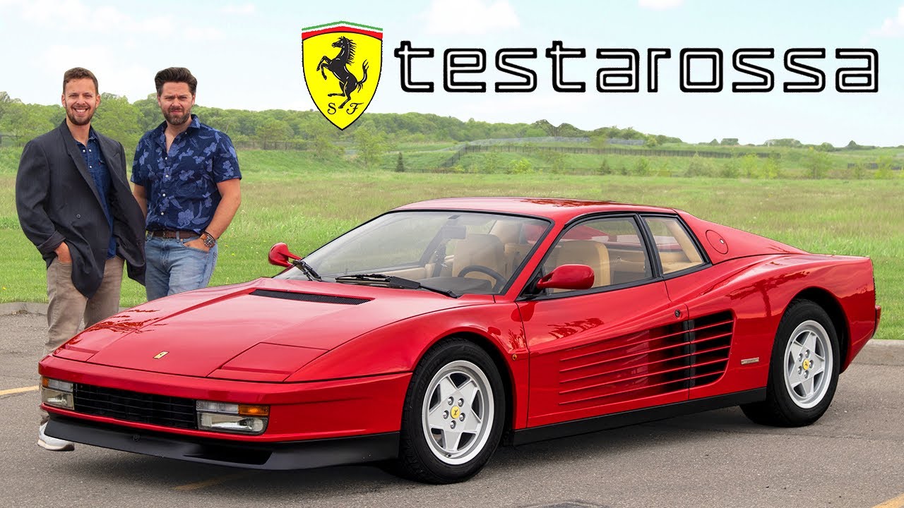 1988 Ferrari Testarossa Review // Driving The Legend - YouTube