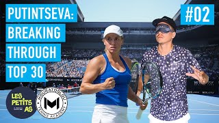 YULIA PUTINTSEVA | Playing with Serena Williams | Mouratoglou Academy and Junior Tennis vs WTA