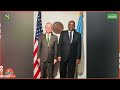 Madaxweynaha Puntland oo Safiirka Mareykanka kala hadlay Arrimaha Amniga & Abaaraha