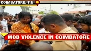 Coimbatore: Woman mistaken to be a kidnapper, brutally thrashed by mob