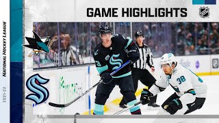 Sharks @ Kraken 4/29 | NHL Highlights 2022