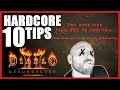 How To Survive In Hardcore Diablo 2 Resurrected - 10 Tips