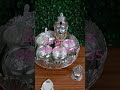 German silver puja set