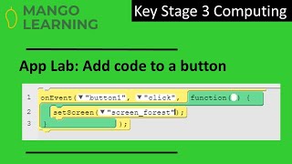 App Lab: Add code to a button