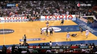 Beşiktaş Milangaz 80 Anadolu Efes 76 TBL Final 6. Maç Özeti 11.06.2012