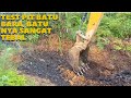 Test Pit Batu Bara Langsung Buka Lahan Batu nya Tebal Banget