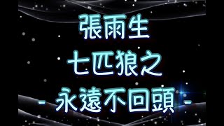 張雨生   永遠不回頭（中文字幕）高音質（國語歌曲）氛圍版