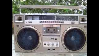 Rare Vintage JVC RC-M75W Large Boombox Ghettoblaster Partially Working On eBay