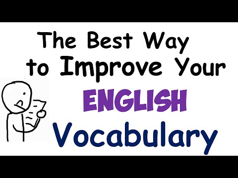 The Best Way To Improve Your English Vocabulary - YouTube