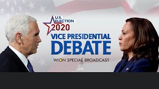US Vice Presidential Debate LIVE | Mike Pence vs Kamala Harris come face to face | WION