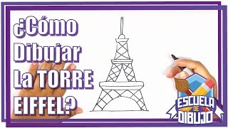¿Cómo Dibujar la TORRE EIFFEL? 🗼🗼 Dibujo de Torre Eiffel paso a paso 🗼🗼