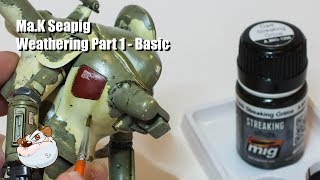 How to Weather Ma.K & Gunpla Maschinen Krieger Simple Techniques by Lincoln Wright