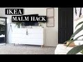 HOW TO ADD LEGS TO MALM DRESSER | IKEA MALM HACK!!