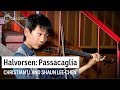 Christian Li and Shaun Lee-Chen perform Halvorsen's Passacaglia for violin and viola after Handel