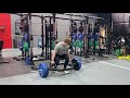 split stance trap bar deadlift