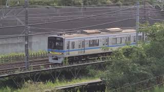 【北総線】千葉ニュータウン鉄道9800形9808編成 印西牧の原駅 到着シーン