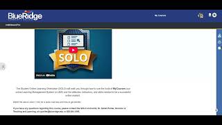 MyCourses Navigation for Students