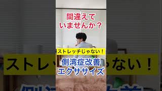 【体の歪み】側湾症を解消する30秒セルフケアと治し方【姫路市整体サロンRepla-リプラ-】#shorts