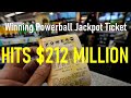 Winning Powerball Jackpot Ticket Hits $212 Million | Life-Changing Win! | Powerball