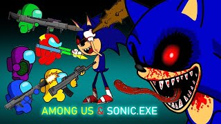 Among Us vs Sonic exe - 어몽어스 VS 좀비 애니메이션 - Among Us Animation - 어몽어스 애니메이션