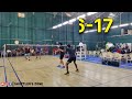 sidharth dhileepan vs nithin prakash raj love all 2023 all india level open badminton tournament