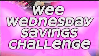 Wee Wednesday Mini Savings Challenge/ lots complete/ spicy style/ savings/ 🤑