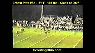 2007 Akron Buchtel Football -  Ernest Pitts 32 RB