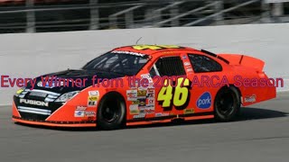 Every Winner from the 2007 ARCA Re/MAX Series Season