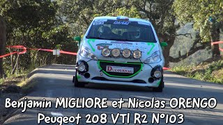 Rallye du Var 2022 - Peugeot 208 VTI R2 N°103 - Benjamin MIGLIORE et Nicolas ORENGO