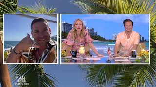 Kelly and Ryan Check in With Puerto Rican TV Host Jaime Mayol