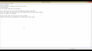 Multi-Objectives Optimization using Genetic Algorithm in Optimization Toolbox in MATLAB